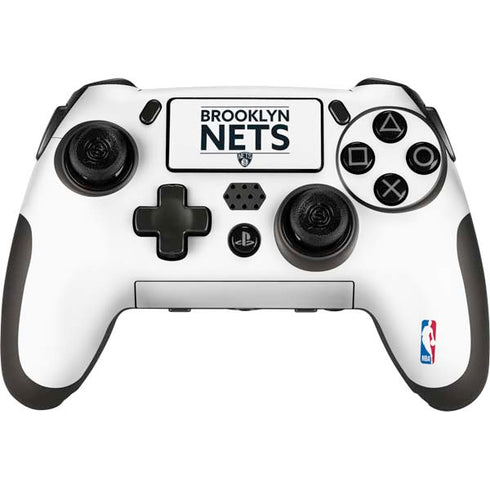 NBA Brooklyn Nets Standard - White PlayStation Scuf Vantage 2 Controller Skin